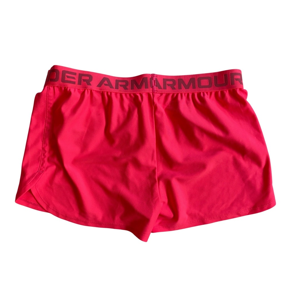 Under Armour Kids Pink HeatGear Athletic Shorts‎ Loose Fit 1363372-653 YXL